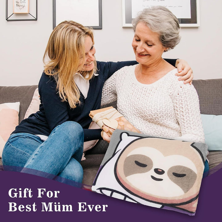 Geschenk für Mama, Lustig Geschenk für Mama Kuscheldecke zum Muttertag Geburtstag Valentinstag Weihn