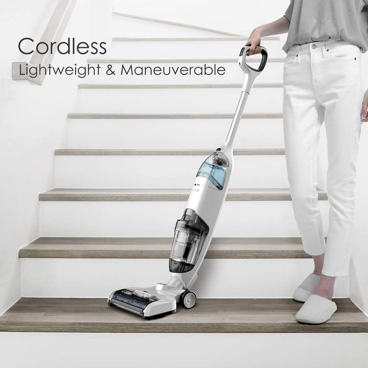 Fakir Starky WDA 700 - Schnurloser Nass- & Trockensauger mit Wischfunktion I 3-in-1-Bodenreiniger fü