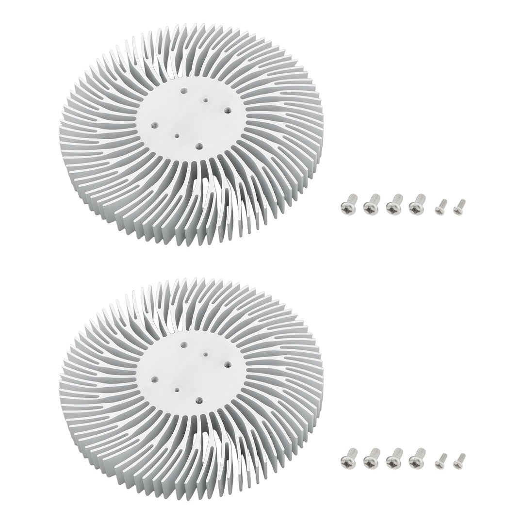 2 Stücke 90mm X 10mm Runde Aluminium Kühlkörper Kühlung 10W LED Licht