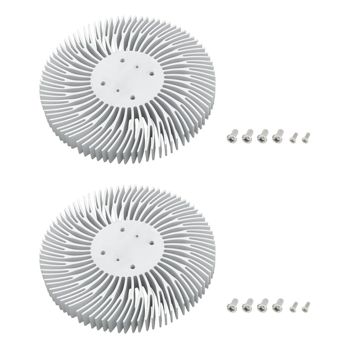 2 Stücke 90mm X 10mm Runde Aluminium Kühlkörper Kühlung 10W LED Licht