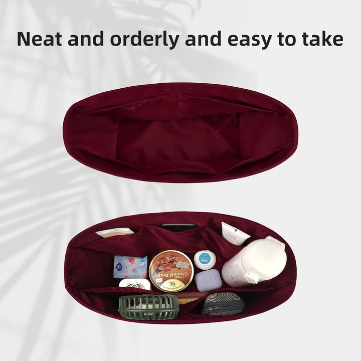 DGAZ Handtaschen Organizer Einsatz für LV Neverfull PM/MM/GM Taschen, Seide Tasche in Tasche Organiz