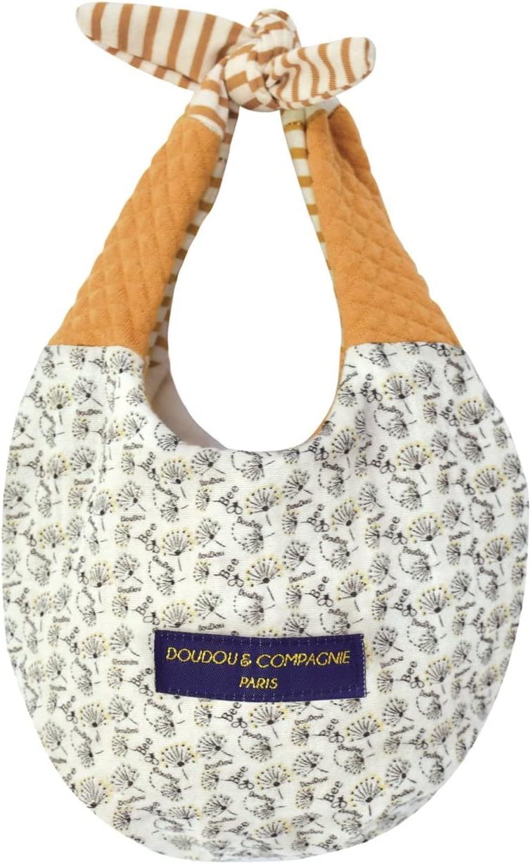 Doudou et Compagnie - Kuscheltier Bär – Kuscheltasche – Braun – 30 cm – Kuscheltier Spass – DC3823 B