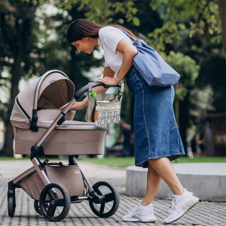 Baby-Kinderwagen-Organizer, wasserdicht, mit abnehmbarer kleiner Tasche. Universal-Design, Muttersch