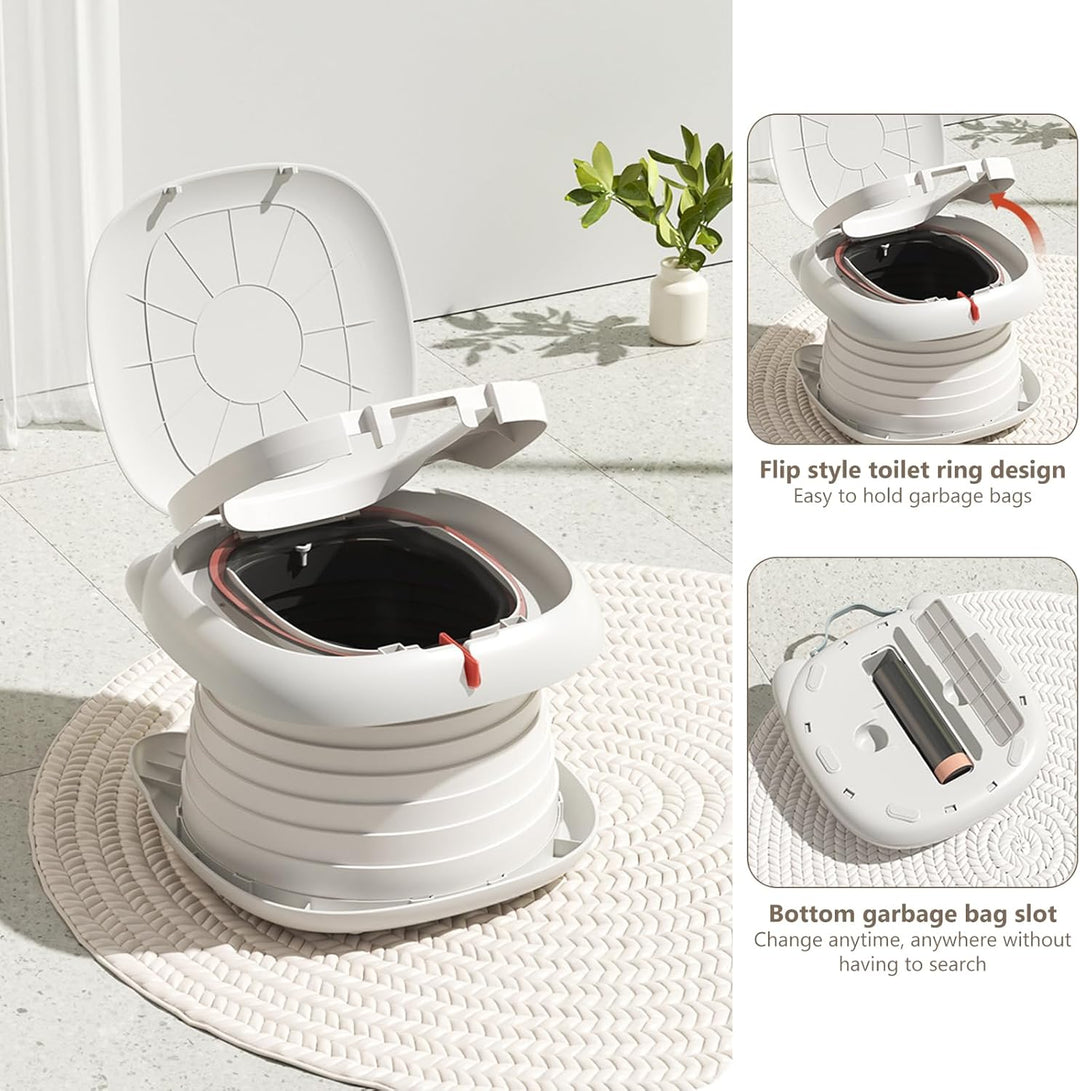 Faltbarer Toilettensitz Kinder,Töpfchen Falttoilette Kinder,Tragbares Reise-Klapptöpfchen,Toilettens