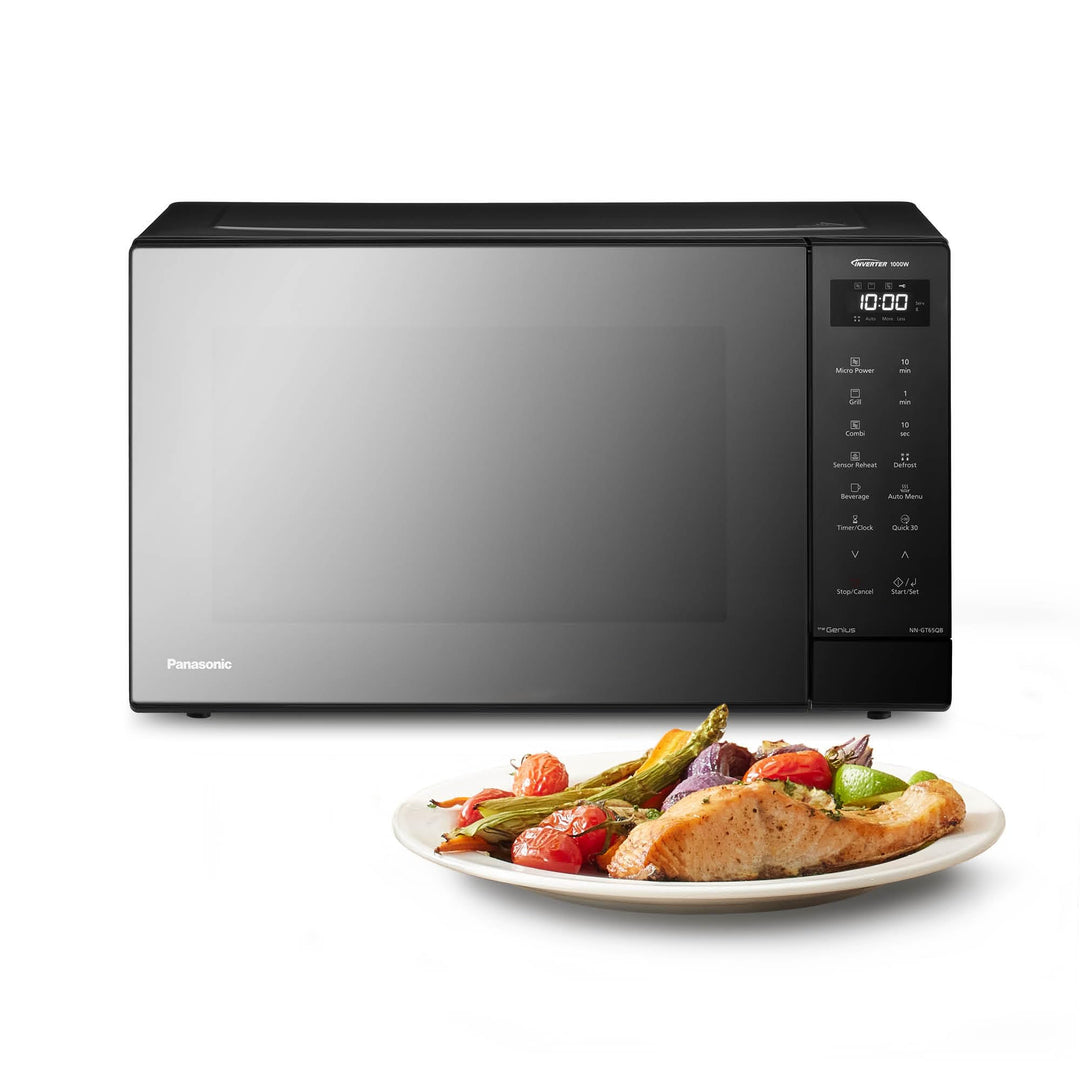 Panasonic NN-GT65QBEPG 31L Kombi-Mikrowelle mit Grillfunktion, 23 Automatische Programme,1000 W, Kom