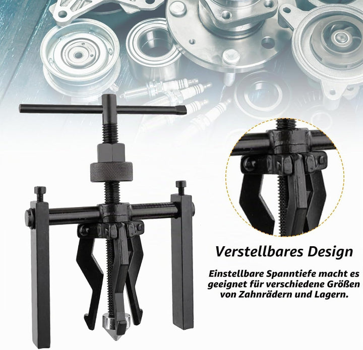 3-Backen Innenlager-Abzieher Lager Abzieher Werkzeug Innenabzieher Für Motorrad Und Auto Aus Chrom-V