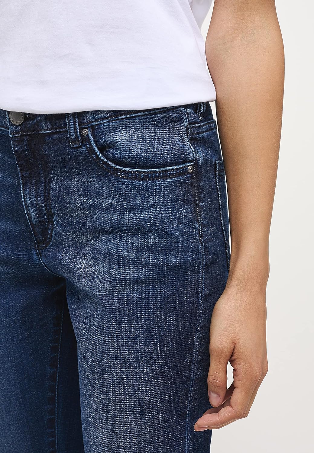 MUSTANG Damen Jeans Hose Crosby Relaxed Slim 26W / 30L Blau, 26W / 30L Blau
