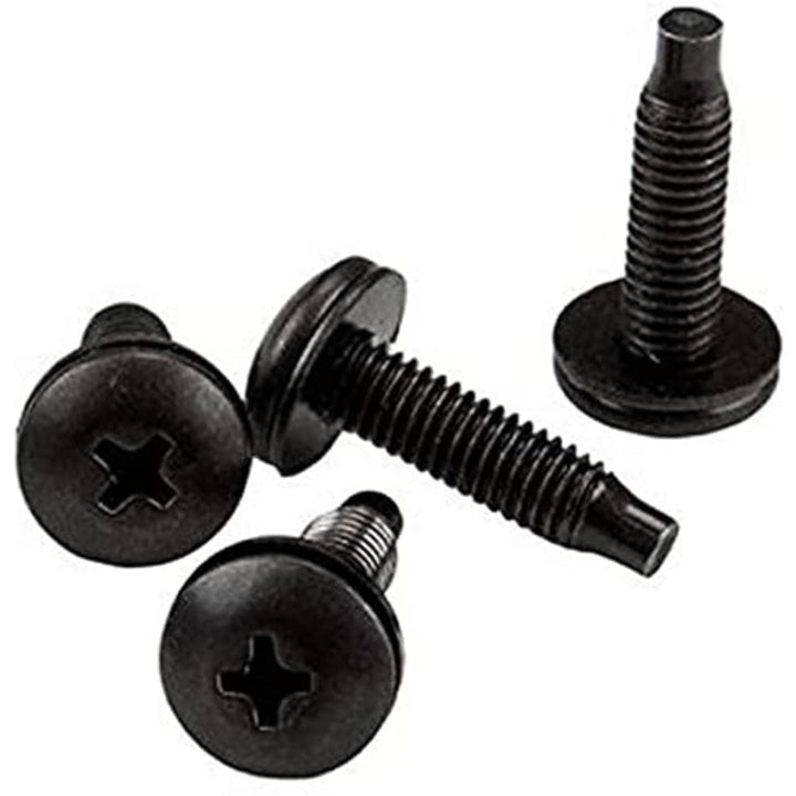 StarTech.com Server Rack Schrauben - 10-32 Schrauben - Netzwerk Rack Schrauben - 50 Pack Schwarze Be