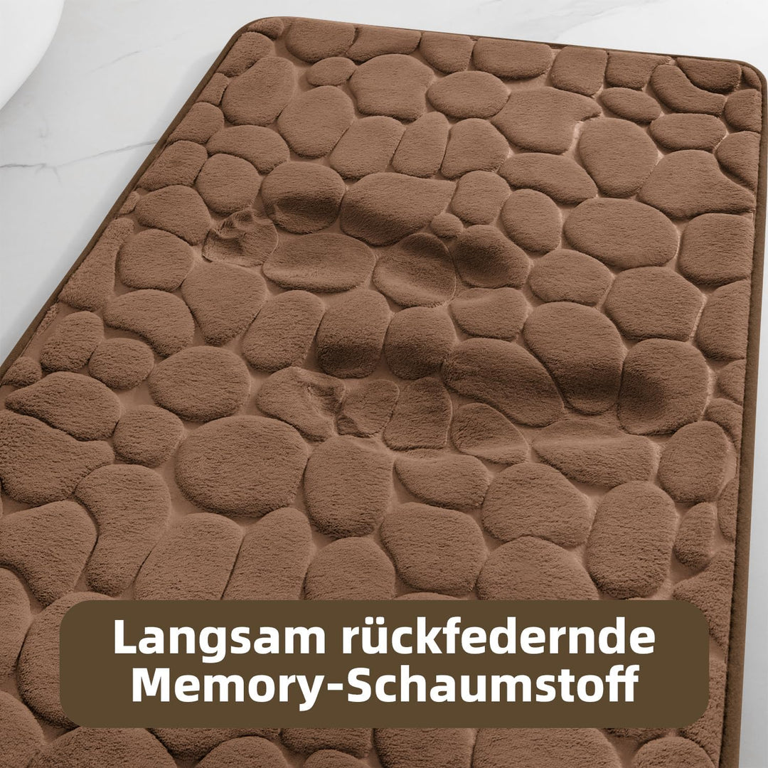 chakme Badematte Memoryschaum Badteppich Memory Foam Duschvorleger Saugfähige Badvorleger Badezimmer