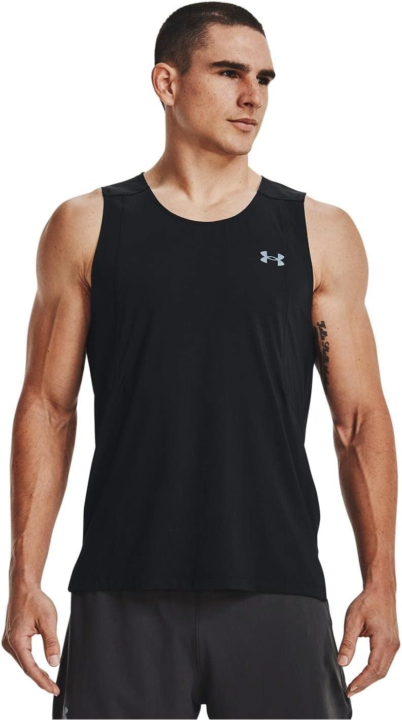 Under Armour Herren Iso Chill Laser Unterhemd Training Top Schwarz/Reflekt S S Schwarz/Reflektierend