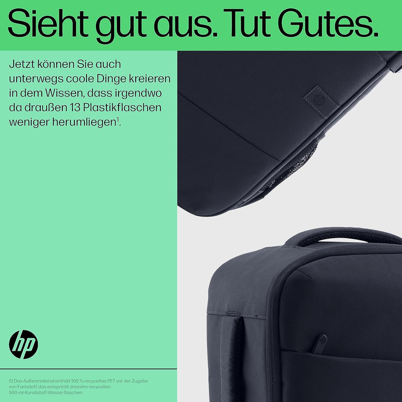 HP Creator Laptop-Rucksack | bis zu 16,1 Zoll Geräte | abschliessbare Reissverschlüsse | RFID-Fach |