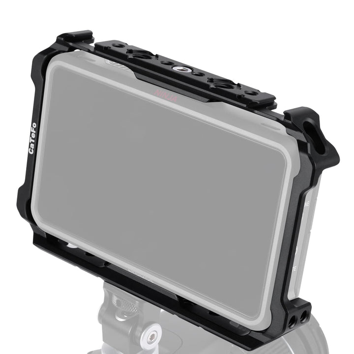 CaTeFo Ninja V Käfig für Atomos Ninja V/Ninja V Plus/Shinobi/ZATO Connect Monitore, Käfig mit integr