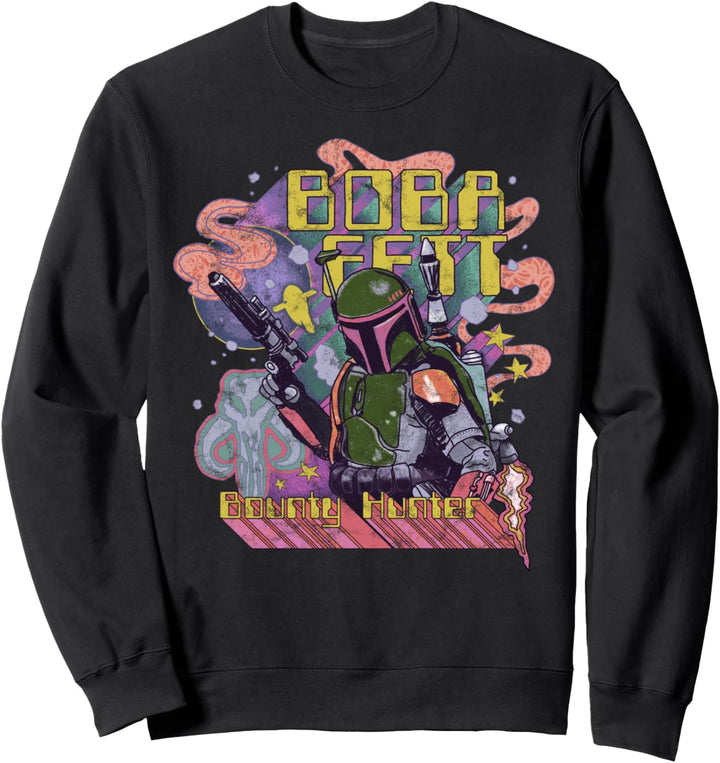 Star Wars Psychedelic Boba Sweatshirt
