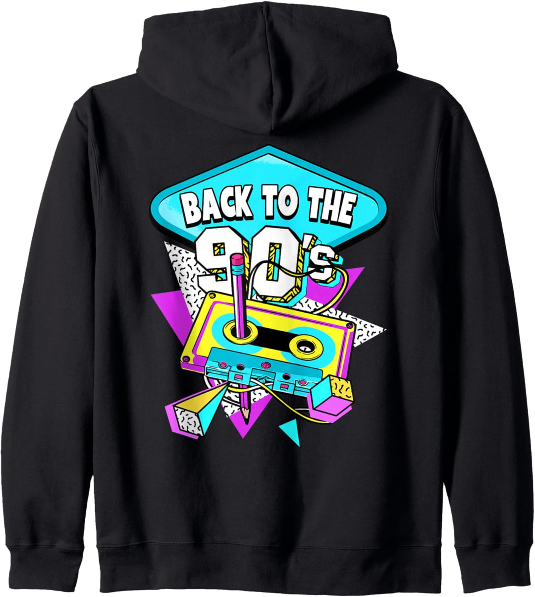 90er Jahre Back To The 90s Kapuzenjacke
