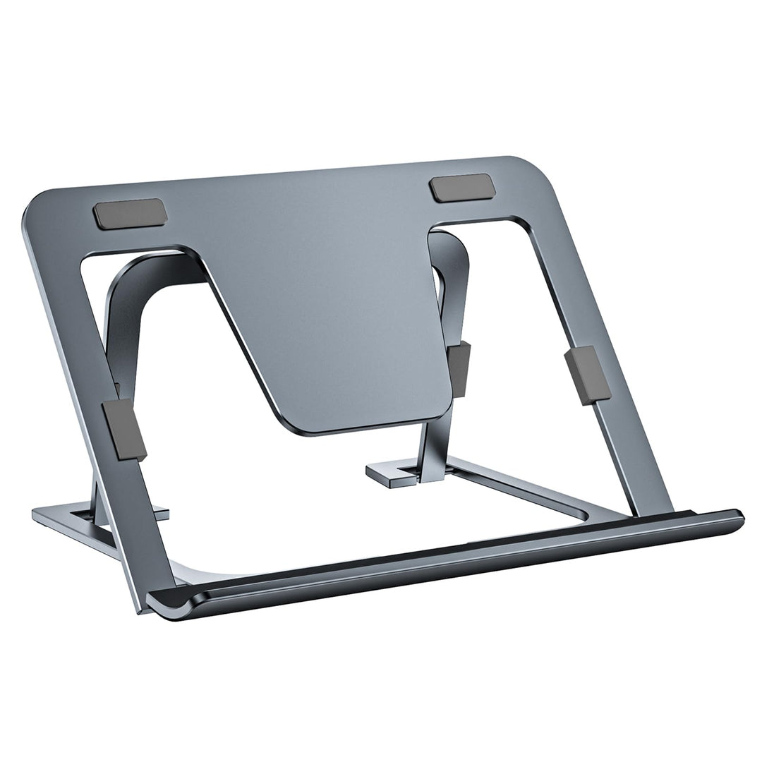 SHUOSUO Tablet Ständer Verstellbar & Faltbar, Schlank Tragbarer Aluminium Tablet Halterung Halter Ti