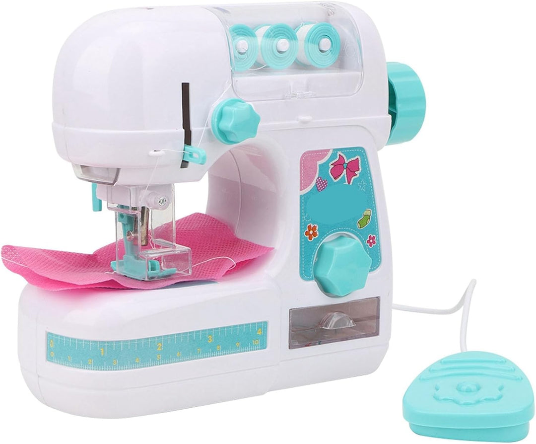 Bonbela Elektrische Nähmaschine Spielzeug für Kinder Mädchen Kinder 3+ Jahre mit Zartem Design Premi