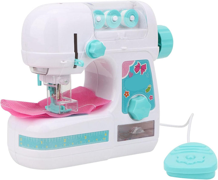 Bonbela Elektrische Nähmaschine Spielzeug für Kinder Mädchen Kinder 3+ Jahre mit Zartem Design Premi