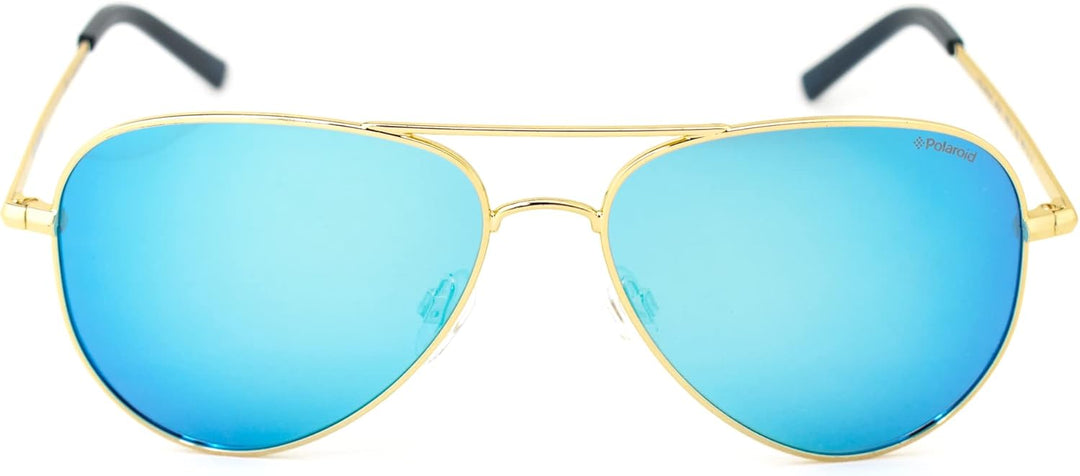 Polaroid Unisex-Erwachsene PLD 6012/N Jy J5G 56 Sonnenbrille, Gold (Gold/Grey Bl)