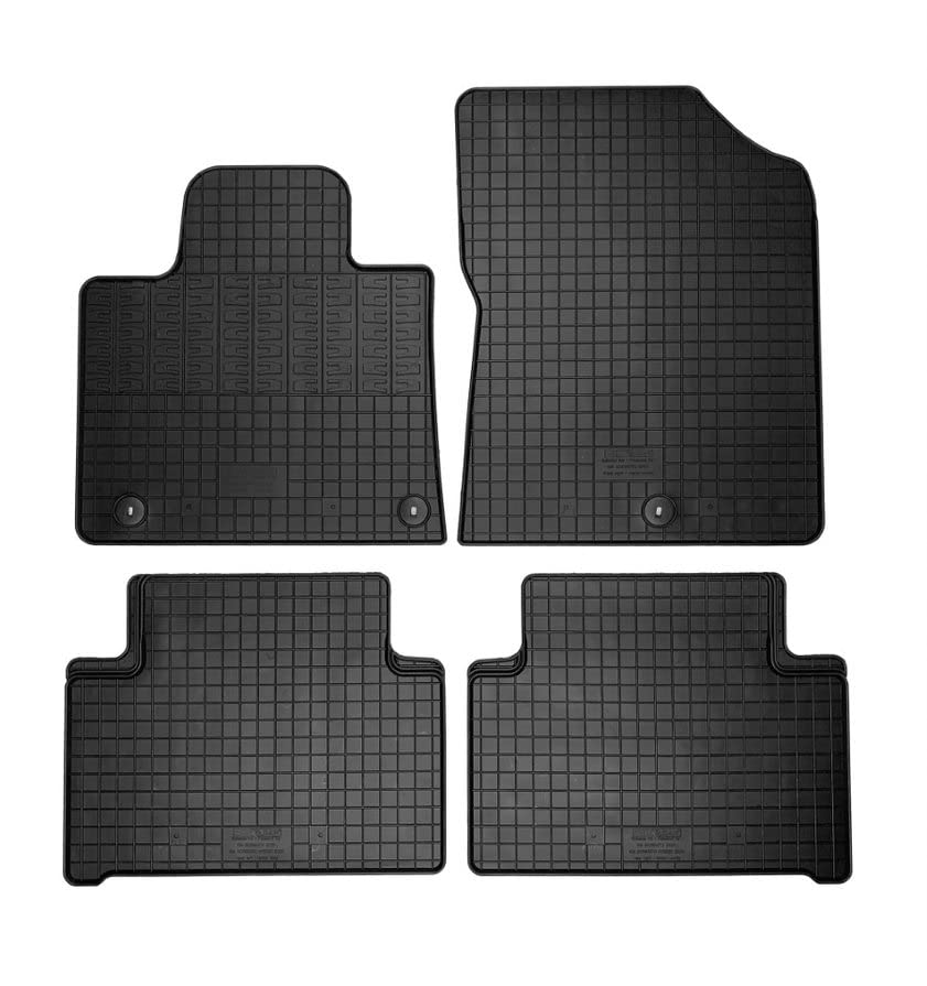 edecor Gummifussmatten Automatten Gummimatten Gummi Fussmatten Satz Set für Kia Sorento IV ab Bj. 20