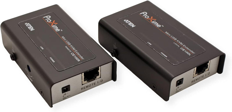 ATEN CE100 Mini-USB KVM Extender 100m