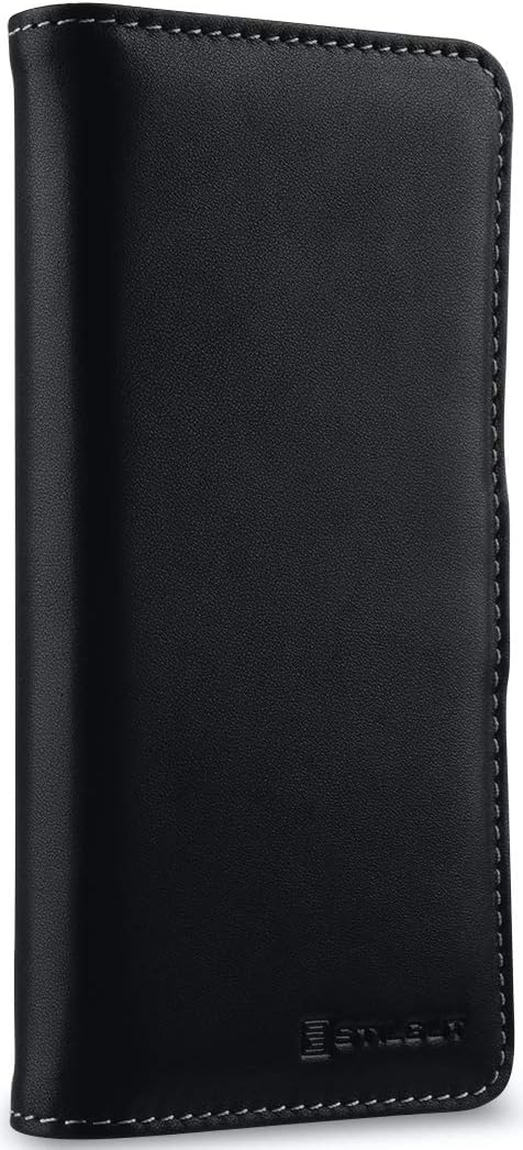 STILGUT Talis kompatibel mit Samsung Galaxy S20 Hülle mit Kartenfach aus Leder, Wallet Case, Lederhü