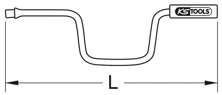KS Tools 911.1338 1/2" Kurbel