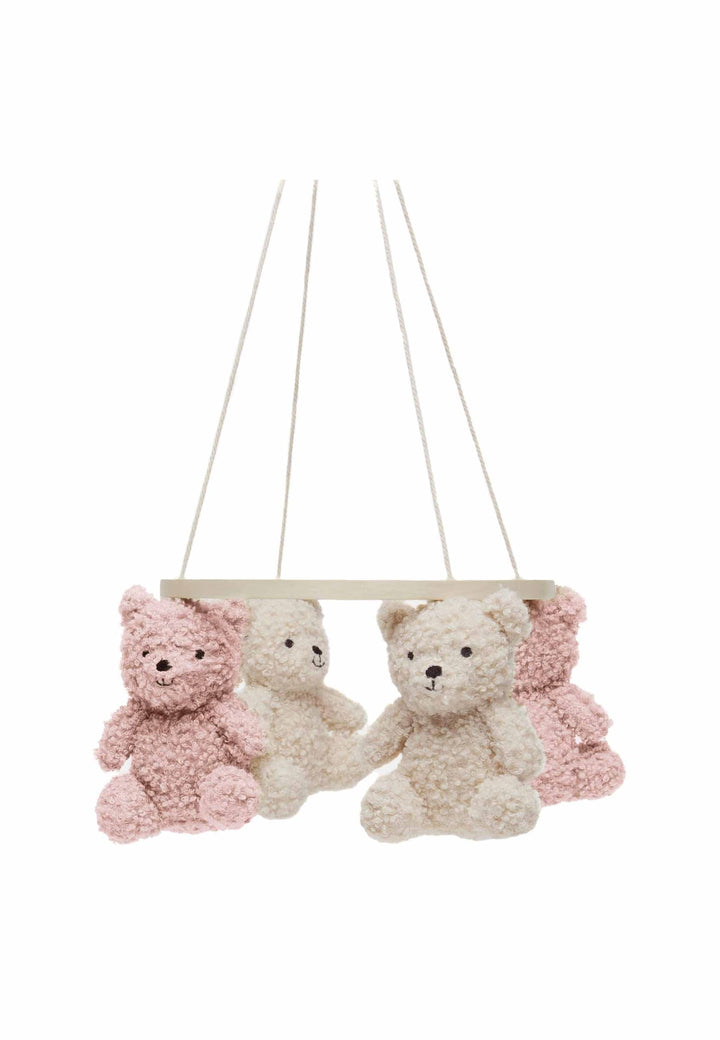 Jollein Mobile - Teddy Bear - Wild Rose/Naturel - Für Mädchen und Jungen - Für Babybett und Kinderbe
