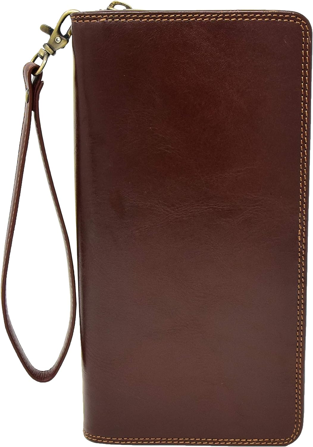 A1 FASHION GOODS Echt Italienisches Leder Reise Reisepass Brieftasche Karten ID Unterlagen Bordkarte