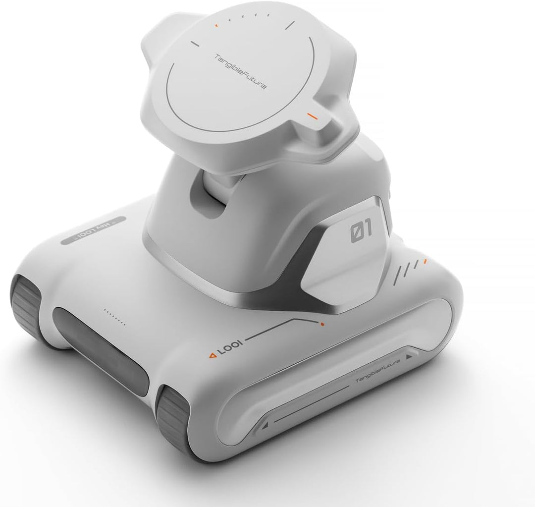 LOOI Robot-Starlight White – KI-Desktop-Begleiter mit visuellem Verständnis (Objekte, Menschen & Sze