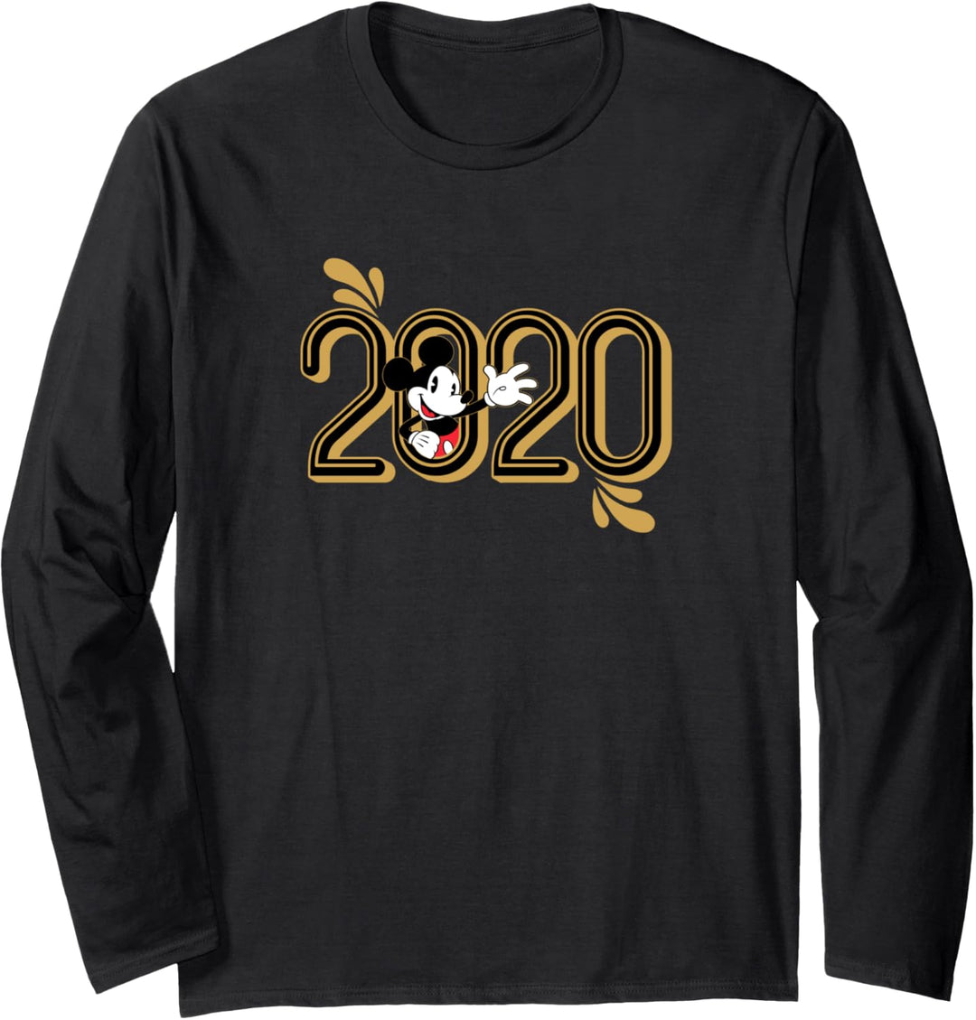 Disney New Year's 2020 Mickey Mouse In The Zero Langarmshirt