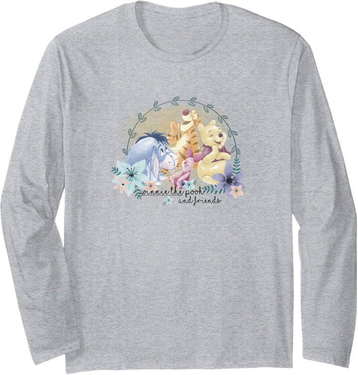 Disney Winnie The Pooh Group Shot All Friends Here Langarmshirt