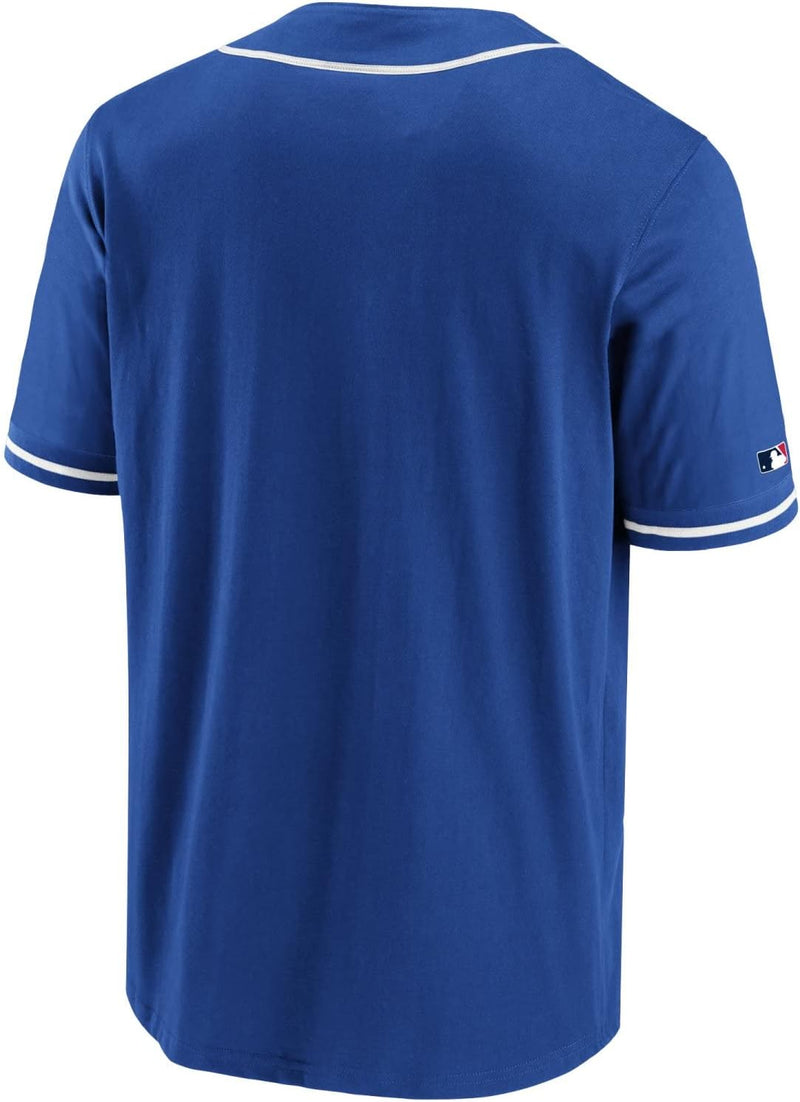 Fanatics - MLB Los Angeles Dodgers Franchise Poly Jersey Hemd Farbe Blau S Royal, S Royal