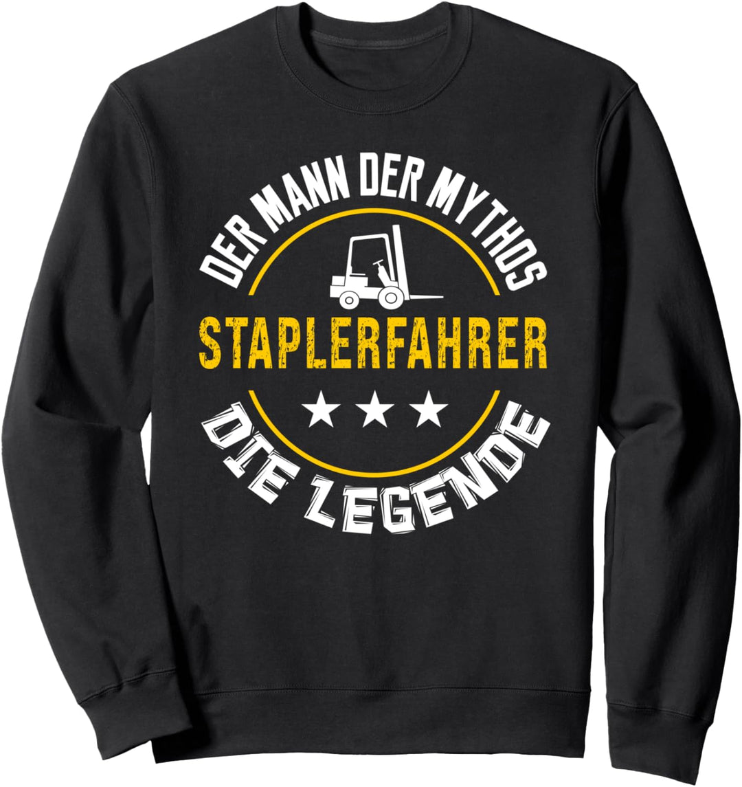 Staplerfahrer Der Mann Lagerist Gabelstapler-Fahrer Stapler Sweatshirt