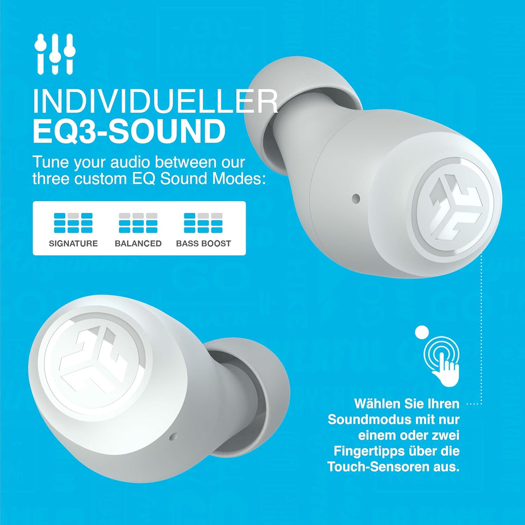 JLab Go Air Pop+ In Ear Kopfhörer kabellos Bluetooth, True Wireless Kopfhörer, 35+ Std. Headphones,