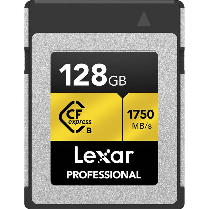 Lexar Professionelle 128 GB CFexpress Typ B Speicherkarte Gold-Serie, bis zu 1750 MB/s lesen, Rohe 8