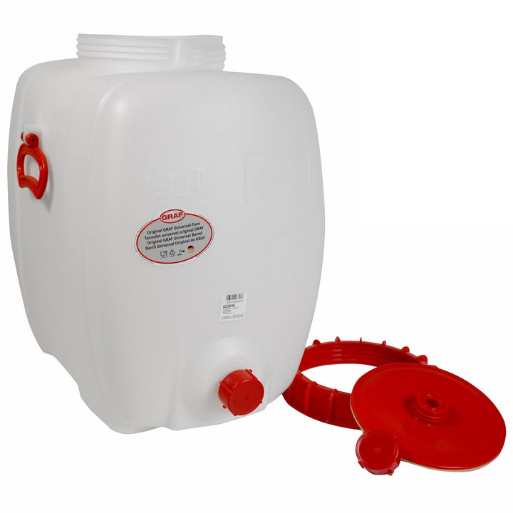 Graf Getränkefass Kunststofffass Saftfass lebensmittelecht Oval 60 Liter