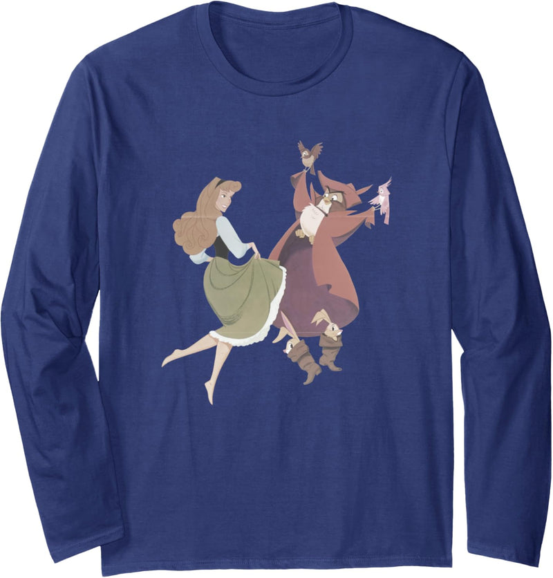 Disney Sleeping Beauty Briar Rose Dancing Langarmshirt