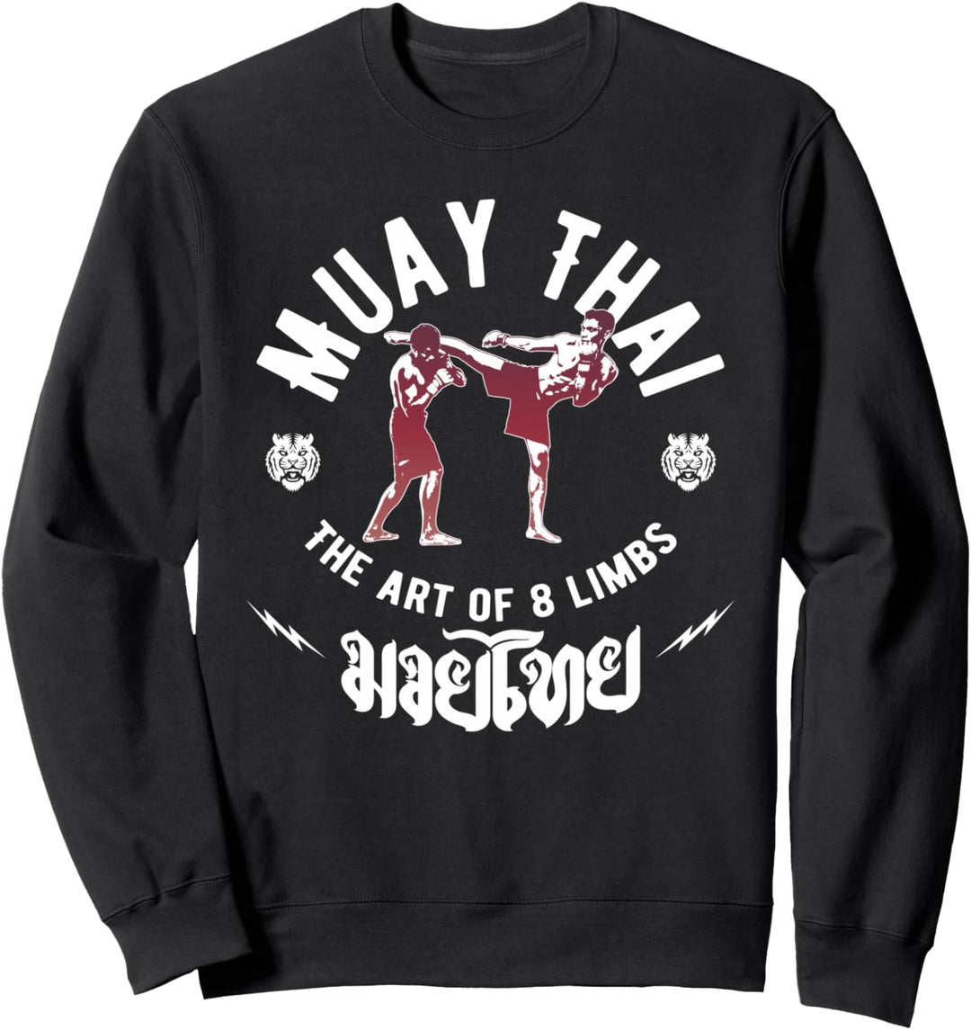 Muay Thai Geschenk Fight Club Herren Art of 8 Gliedmassen MMA Fighter Sweatshirt