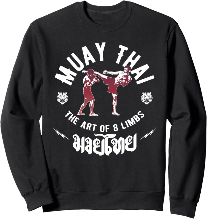 Muay Thai Geschenk Fight Club Herren Art of 8 Gliedmassen MMA Fighter Sweatshirt
