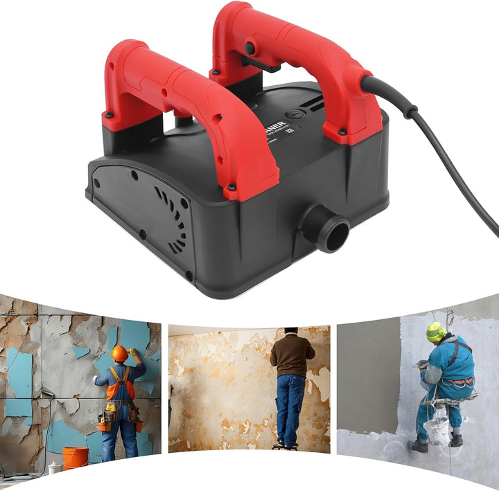 Elektrischer Wandhobel, Werkzeug zur Renovierung von Wand, Elektrohobel, Wandmontage, verstellbare T