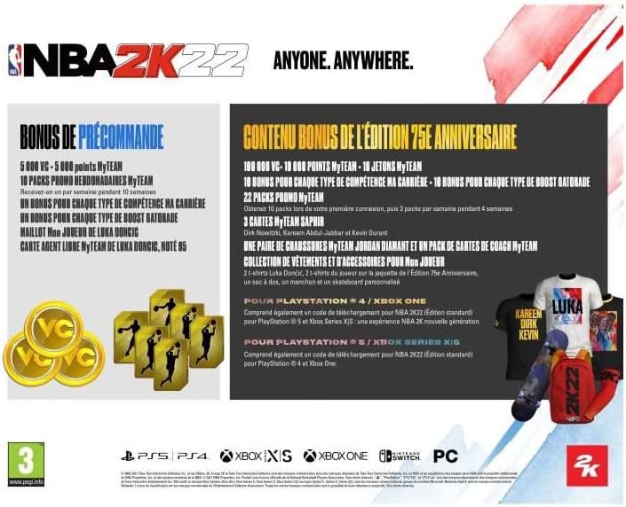TAKE 2 Interactive France NBA 2K22 Standard P4 VF