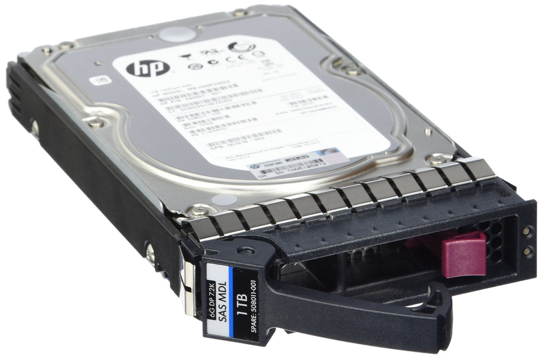 HP Festplatte - 1 TB - intern - 3.5" - SAS - 7200 RPM - (6 GB Flash)