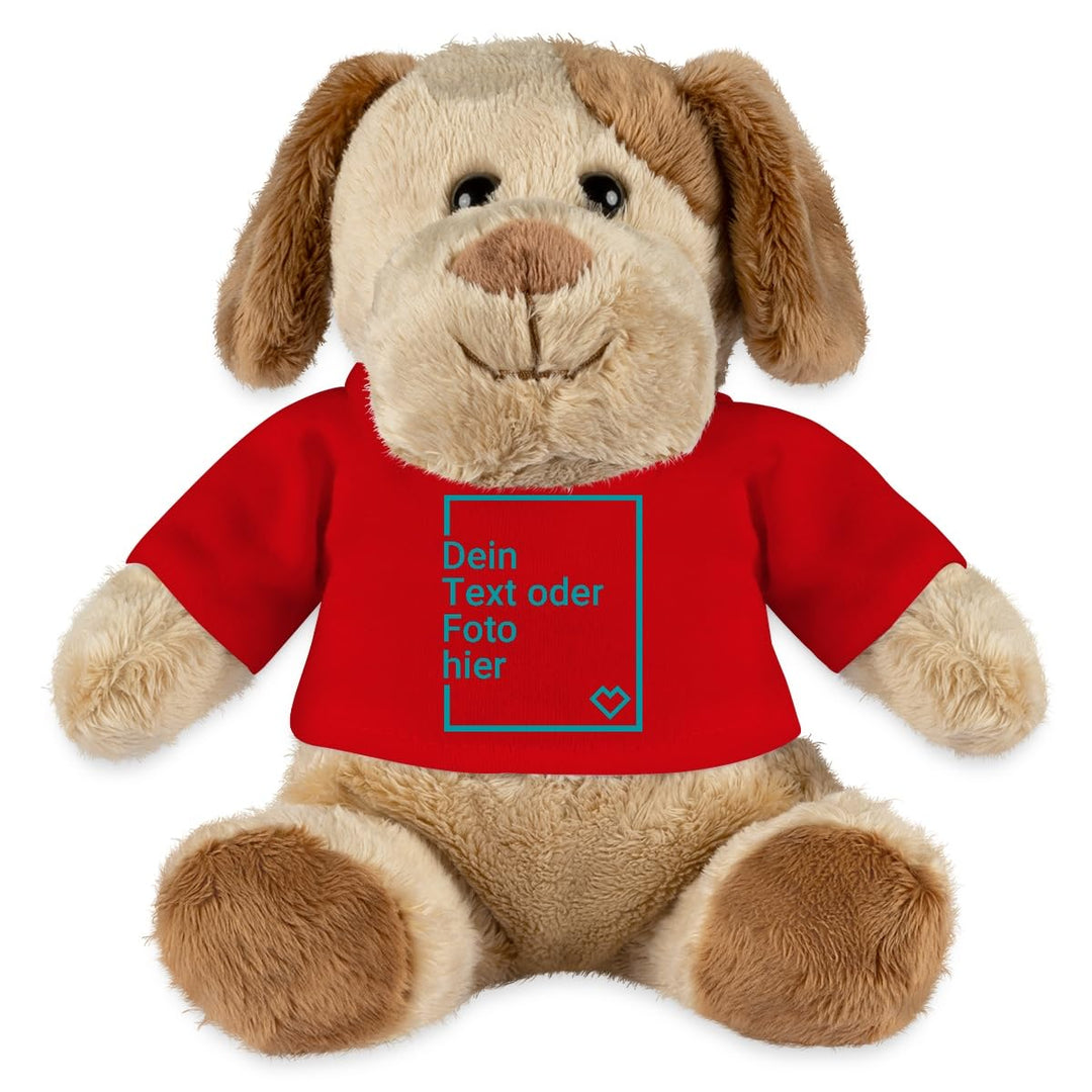 Spreadshirt Hund Kuscheltier Selbst Gestalten Mit Foto Oder Text | Plüschtier Personalisiert Kuschel