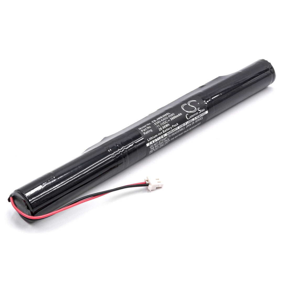 vhbw Li-Ion Akku 2600mAh (11.1V) kompatibel mit Lautsprecher Boxen Speaker Ersatz für Jawbone 8390-K