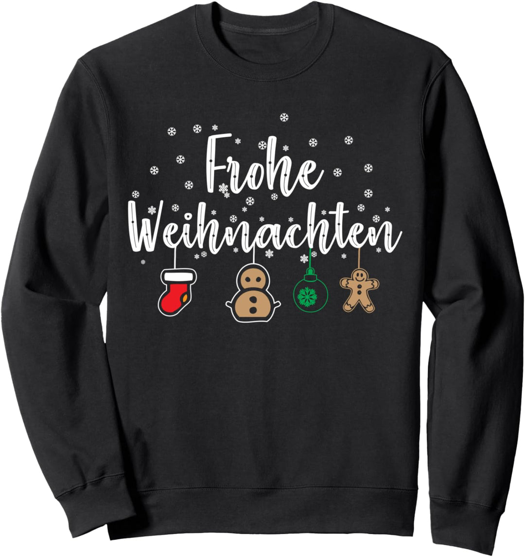 Frohe Weihachten Merry Christmas Weihnachten Sprüche Sweatshirt