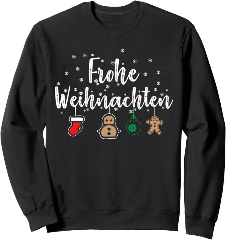 Frohe Weihachten Merry Christmas Weihnachten Sprüche Sweatshirt
