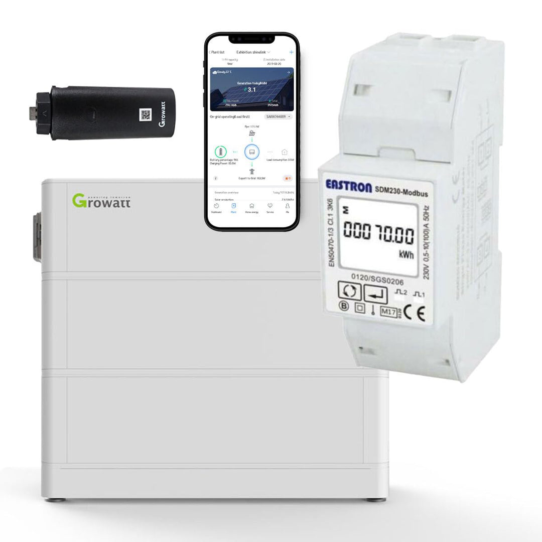 GROWATT ARK 5.12kWh 0% MwSt §12 III UstG Hochvolt-Solarspeicher-Set MIN XH Serie