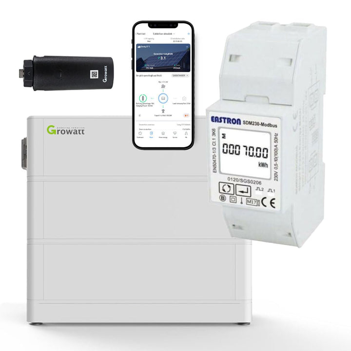 GROWATT ARK 5.12kWh 0% MwSt §12 III UstG Hochvolt-Solarspeicher-Set MIN XH Serie