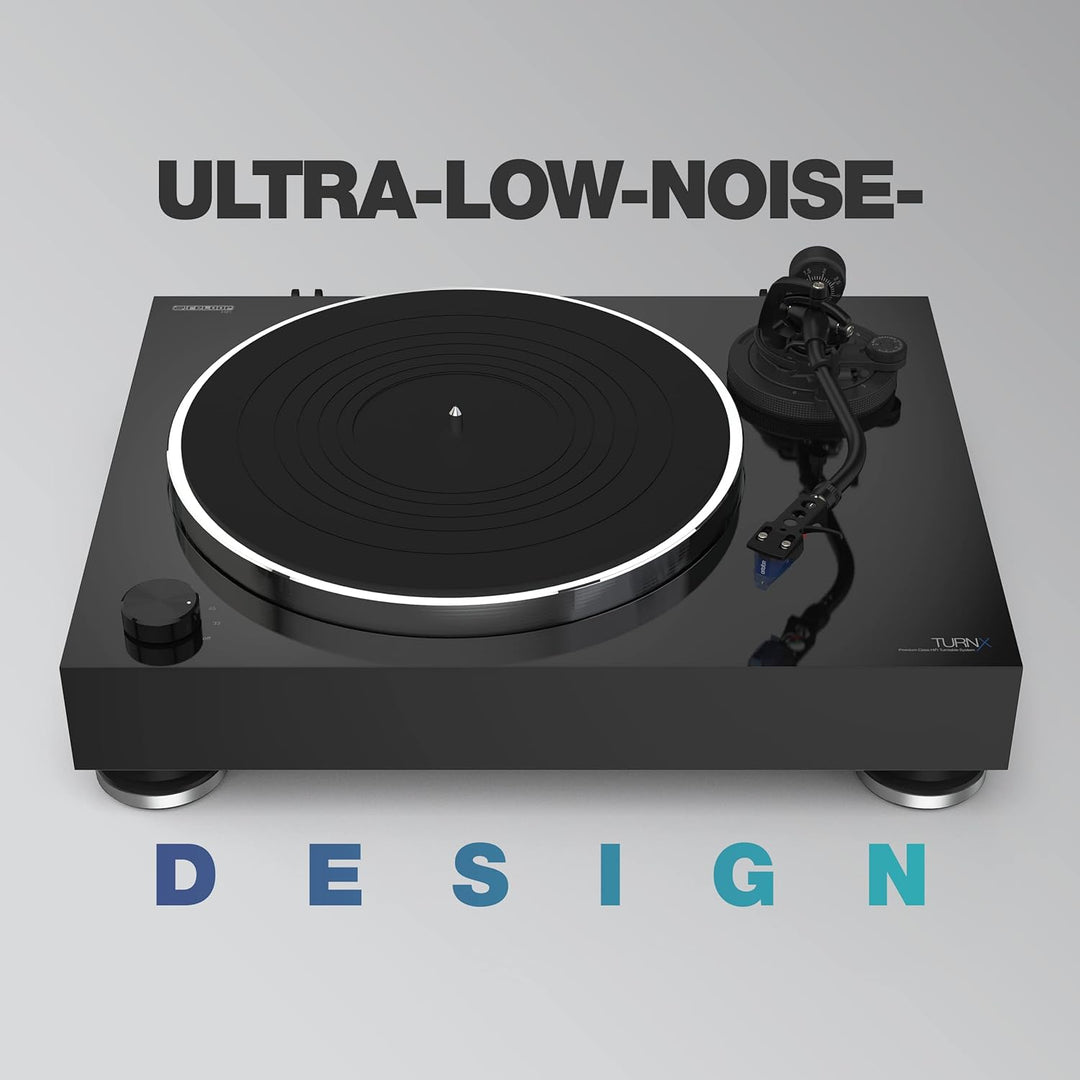 Reloop Turn X - Premium HiFi-Plattenspieler inkl. Ortofon 2M Blue Tonabnehmer, Super High Torque-Dir