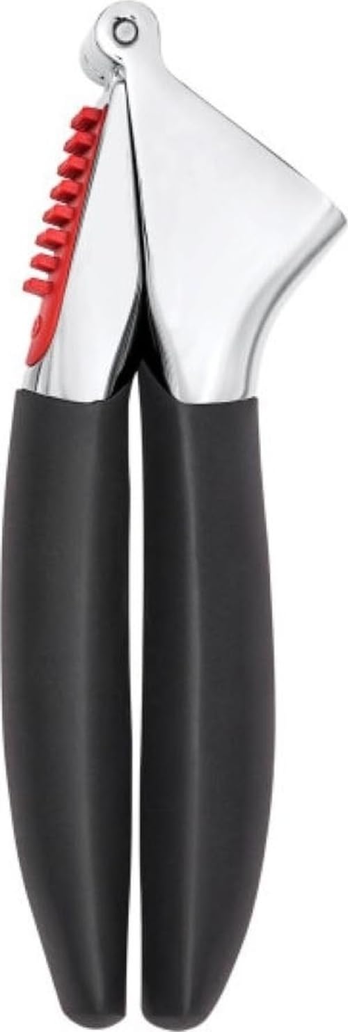 OXO Good Grips Knoblauchpresse zum Zerdrücken von Knoblauch und Ingwer – spülmaschinenfest Single, S